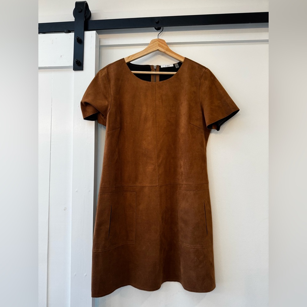 Dex Rich Brown Mini Dress